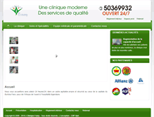 Tablet Screenshot of cliniquefrany.com